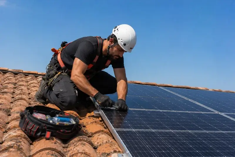 Maintenance et monitoring de panneaux solaires à Cascastel-des-Corbières