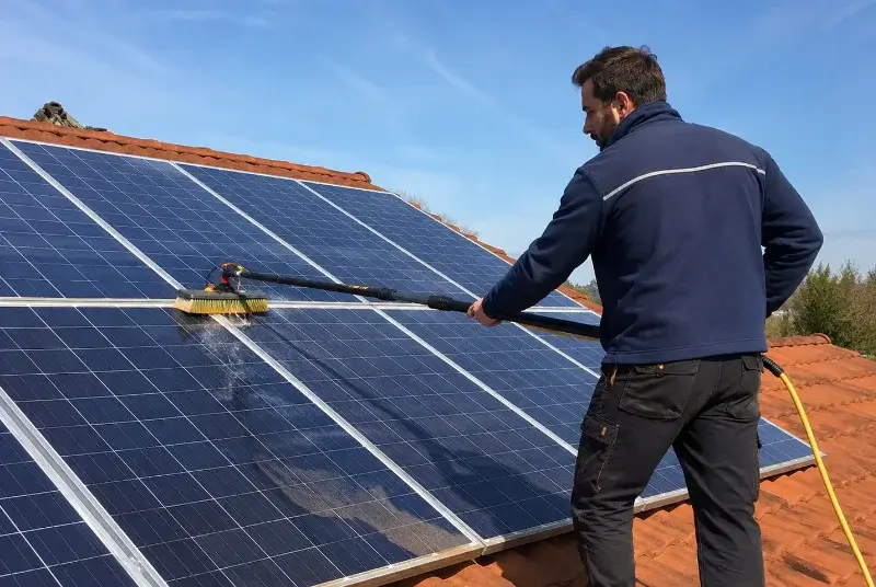 Nettoyage et entretien de panneaux solaires à Cascastel-des-Corbières